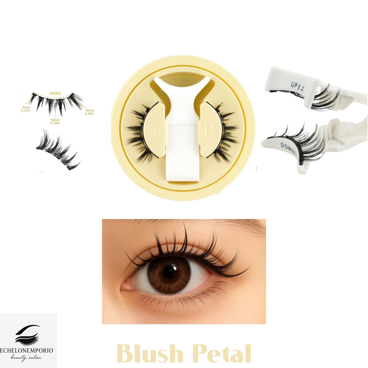 Golden Glow magnetic lashes SET