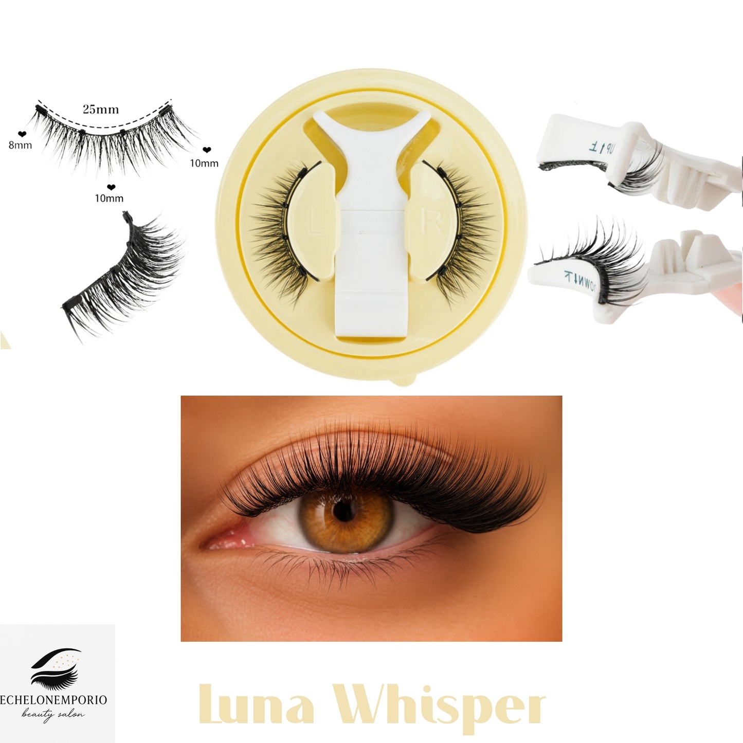 Golden Glow magnetic lashes SET