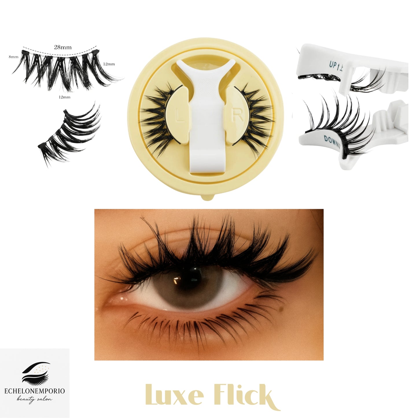 Golden Glow magnetic lashes SET